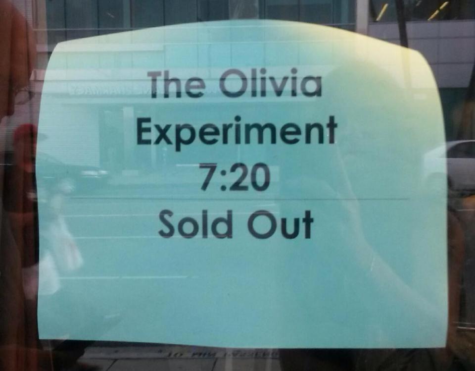 The Olivia Experiment 7:20
Sold
Out!