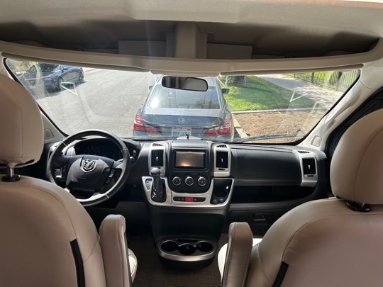 Campervan cab