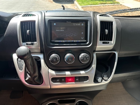Campervan center console