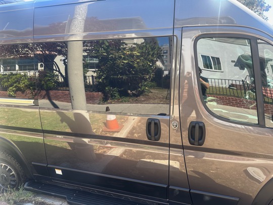 Passenger side middle of campervan