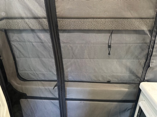 Sliding door window with blackout shade from Vanmade Gear